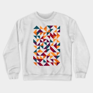 Creative Geometric Colourful Triangle Pattern #12 Crewneck Sweatshirt